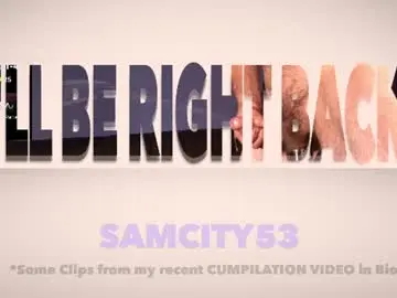 Chaturbate Free Live Porn of samcity53