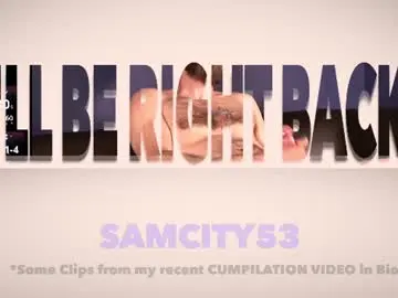 Chaturbate Free Porn Cam of samcity53