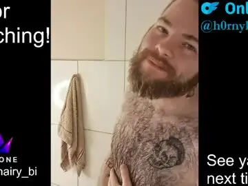 Chaturbate Live Sex of hornyhairy_bi