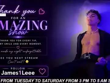 Chaturbate Best Webcam of james1lee_